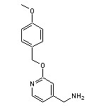 {2-[(4-methoxyphenyl)methoxy]pyridin-4-yl}methanamine