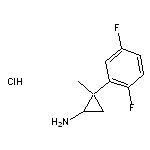 2-(2,5-difluorophenyl)-2-methylcyclopropan-1-amine hydrochloride