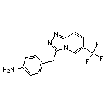 4-{[6-(trifluoromethyl)-[1,2,4]triazolo[4,3-a]pyridin-3-yl]methyl}aniline