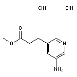 methyl 3-(5-aminopyridin-3-yl)propanoate dihydrochloride