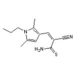 (2Z)-2-cyano-3-(2,5-dimethyl-1-propyl-1H-pyrrol-3-yl)prop-2-enethioamide