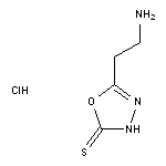 5-(2-aminoethyl)-2,3-dihydro-1,3,4-oxadiazole-2-thione hydrochloride