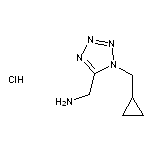 [1-(cyclopropylmethyl)-1H-1,2,3,4-tetrazol-5-yl]methanamine hydrochloride