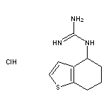 1-(4,5,6,7-tetrahydro-1-benzothiophen-4-yl)guanidine hydrochloride