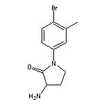 3-amino-1-(4-bromo-3-methylphenyl)pyrrolidin-2-one