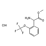 methyl 2-amino-2-[2-(trifluoromethoxy)phenyl]acetate hydrochloride