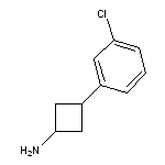 trans-3-(3-chlorophenyl)cyclobutan-1-amine