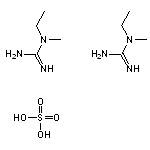 bis(1-ethyl-1-methylguanidine), sulfuric acid