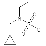 N-(cyclopropylmethyl)-N-ethylsulfamoyl chloride