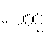 (4S)-6-methoxy-3,4-dihydro-2H-1-benzopyran-4-amine hydrochloride