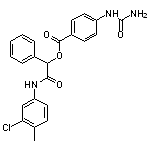 [(3-chloro-4-methylphenyl)carbamoyl](phenyl)methyl 4-(carbamoylamino)benzoate