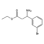 ethyl 3-amino-3-(3-bromophenyl)propanoate