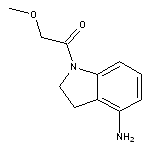 1-(4-amino-2,3-dihydro-1H-indol-1-yl)-2-methoxyethan-1-one