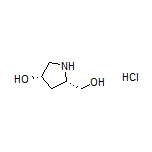 (3S,5S)-5-(Hydroxymethyl)pyrrolidin-3-ol Hydrochloride