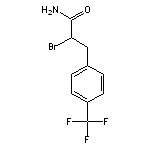 2-bromo-3-[4-(trifluoromethyl)phenyl]propanamide