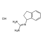 2-(2,3-dihydro-1H-inden-1-yl)guanidine hydrochloride