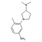 1-(5-amino-2-methylphenyl)-N,N-dimethylpyrrolidin-3-amine