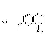 (4R)-6-methoxy-3,4-dihydro-2H-1-benzopyran-4-amine hydrochloride