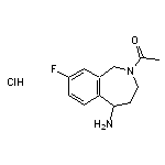 1-(5-amino-8-fluoro-2,3,4,5-tetrahydro-1H-2-benzazepin-2-yl)ethan-1-one hydrochloride