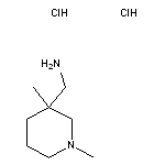 (1,3-dimethylpiperidin-3-yl)methanamine dihydrochloride