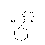 4-(4-methyl-1,3-thiazol-2-yl)oxan-4-amine