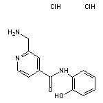 2-(aminomethyl)-N-(2-hydroxyphenyl)pyridine-4-carboxamide dihydrochloride