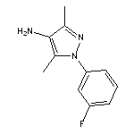 1-(3-fluorophenyl)-3,5-dimethyl-1H-pyrazol-4-amine