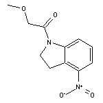 2-methoxy-1-(4-nitro-2,3-dihydro-1H-indol-1-yl)ethan-1-one