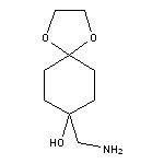 8-(aminomethyl)-1,4-dioxaspiro[4.5]decan-8-ol