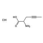 2-aminohex-4-ynoic acid hydrochloride