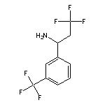 3,3,3-trifluoro-1-[3-(trifluoromethyl)phenyl]propan-1-amine