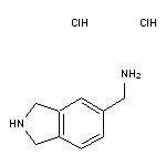 2,3-dihydro-1H-isoindol-5-ylmethanamine dihydrochloride