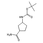 tert-butyl N-(3-carbamoylcyclopentyl)carbamate