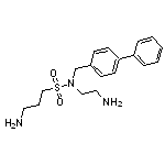 3-amino-N-(2-aminoethyl)-N-[(4-phenylphenyl)methyl]propane-1-sulfonamide