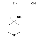 1,4-dimethylpiperidin-4-amine dihydrochloride