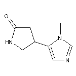 4-(1-methyl-1H-imidazol-5-yl)pyrrolidin-2-one