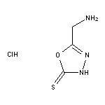 5-(aminomethyl)-2,3-dihydro-1,3,4-oxadiazole-2-thione hydrochloride