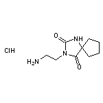 3-(2-aminoethyl)-1,3-diazaspiro[4.4]nonane-2,4-dione hydrochloride