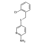 5-{[(2-chlorophenyl)methyl]sulfanyl}pyridin-2-amine