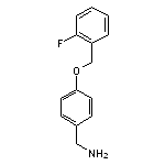 {4-[(2-fluorophenyl)methoxy]phenyl}methanamine