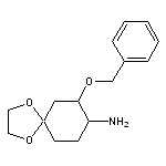 7-(benzyloxy)-1,4-dioxaspiro[4.5]decan-8-amine