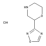 2-(1,2,4-oxadiazol-3-yl)morpholine hydrochloride