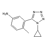 3-(1-cyclopropyl-1H-1,2,3,4-tetrazol-5-yl)-4-methylaniline