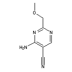 4-amino-2-(methoxymethyl)pyrimidine-5-carbonitrile