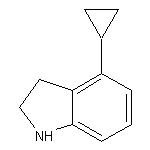 4-cyclopropyl-2,3-dihydro-1H-indole