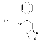 1-phenyl-2-(4H-1,2,4-triazol-3-yl)ethan-1-amine hydrochloride