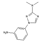 1-(3-aminophenyl)-N,N-dimethyl-1H-1,2,4-triazol-3-amine