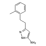 3-[2-(2-methylphenyl)ethyl]-1H-pyrazol-5-amine