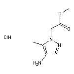 methyl 2-(4-amino-5-methyl-1H-pyrazol-1-yl)acetate hydrochloride