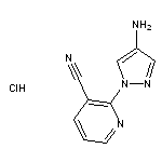 2-(4-amino-1H-pyrazol-1-yl)pyridine-3-carbonitrile hydrochloride